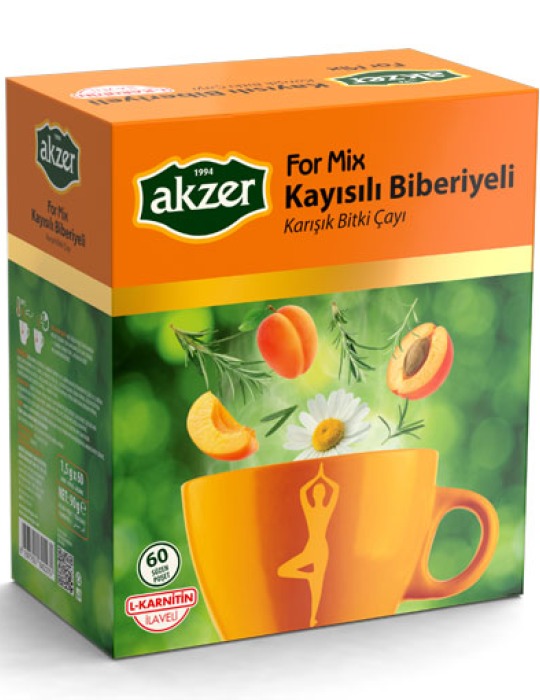  Biberiyeli Kayısılı Form Çayı
