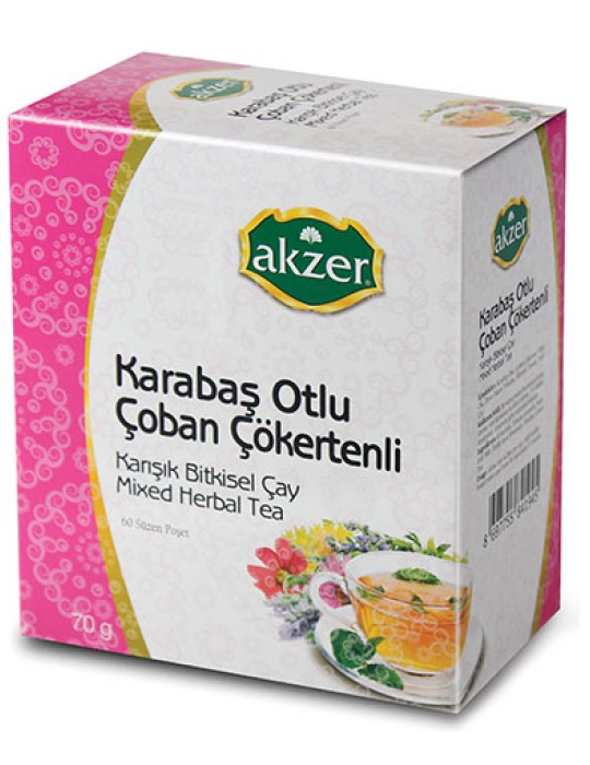 Akzer Karabaş Otlu Çoban Çökertenli Çay 60 Adet