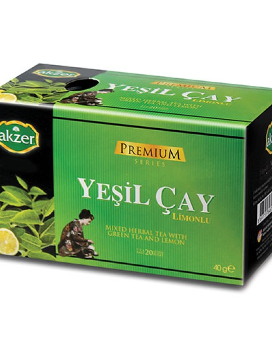  Akzer Limonlu Yeşil Çay